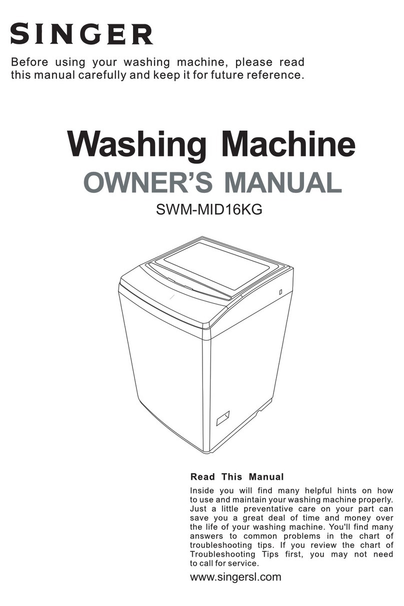 Singer SWM-MID16KG owner's manual
