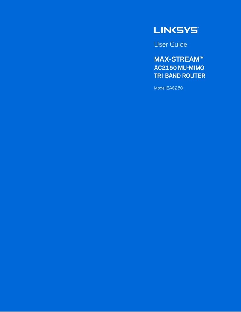 Linksys MAX-STREAM EA8250 User manual