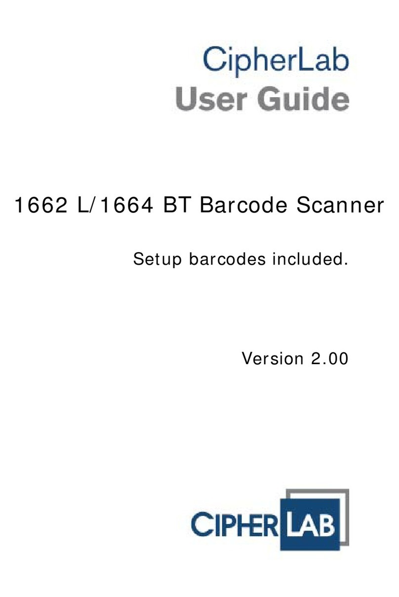 CipherLab 1662 L User manual