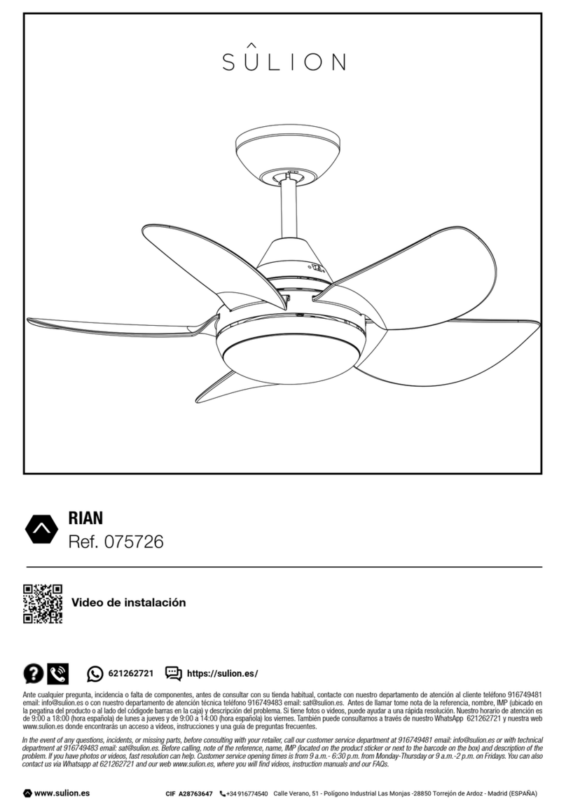 Sulion RIAN 075726 manual