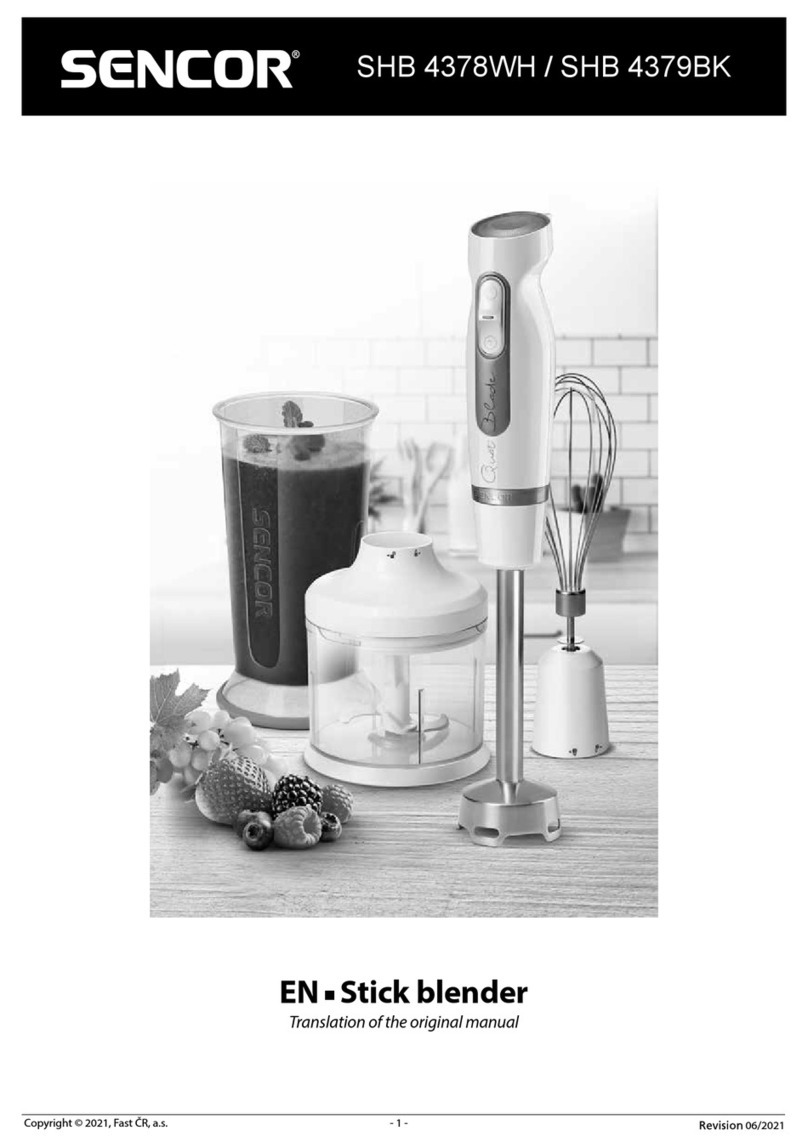 Sencor SHB 4378WH User manual