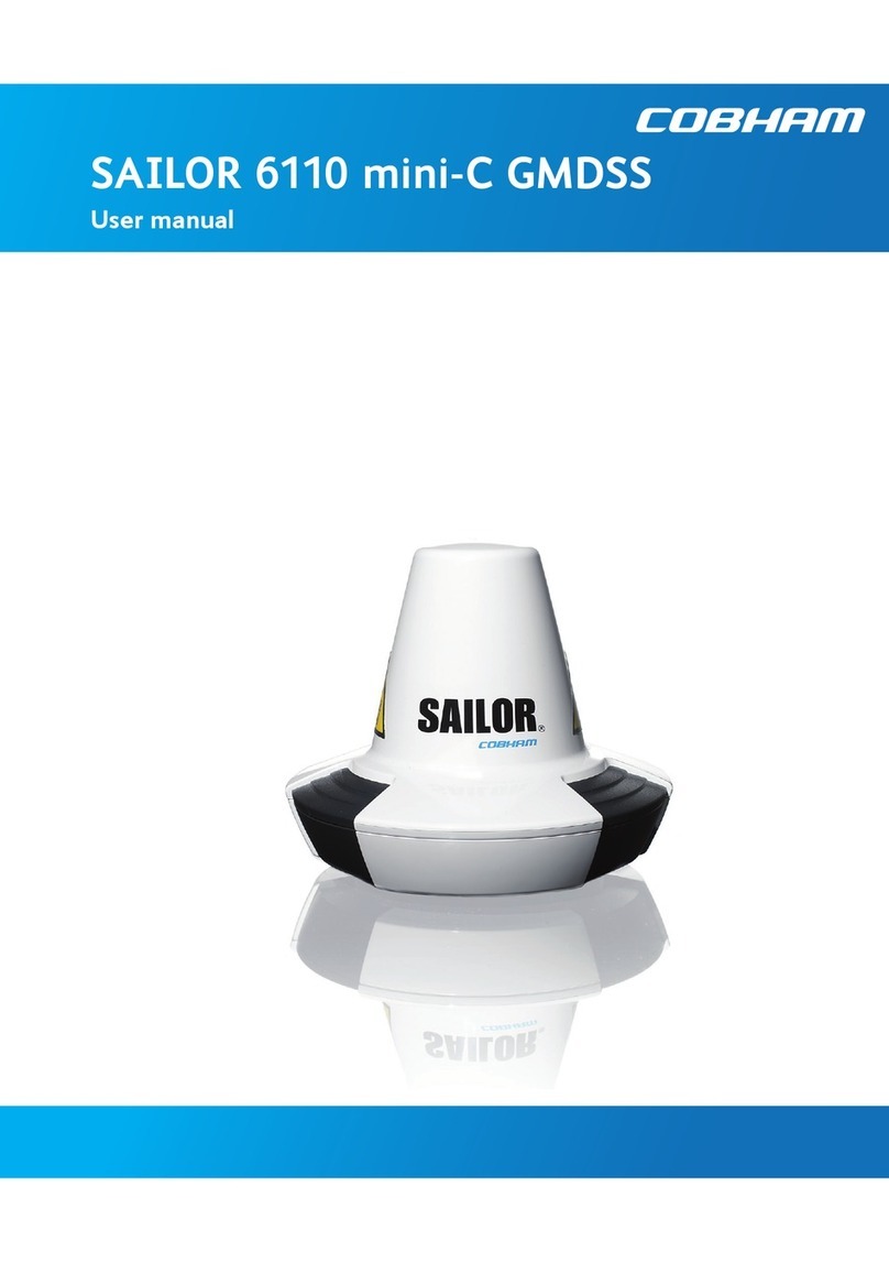COBHAM SAILOR 6110 mini-C GMDSS user manual