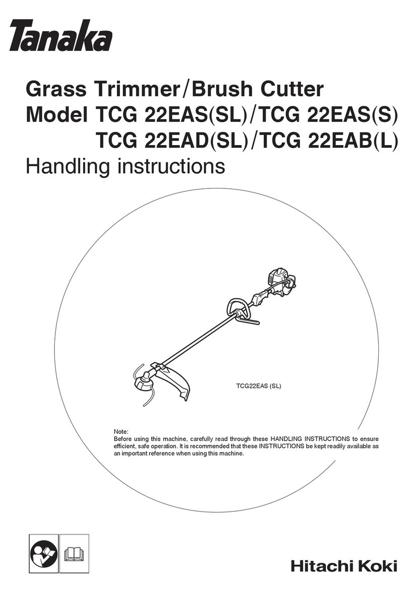 Hitachi Koki TCG 22EAS User manual