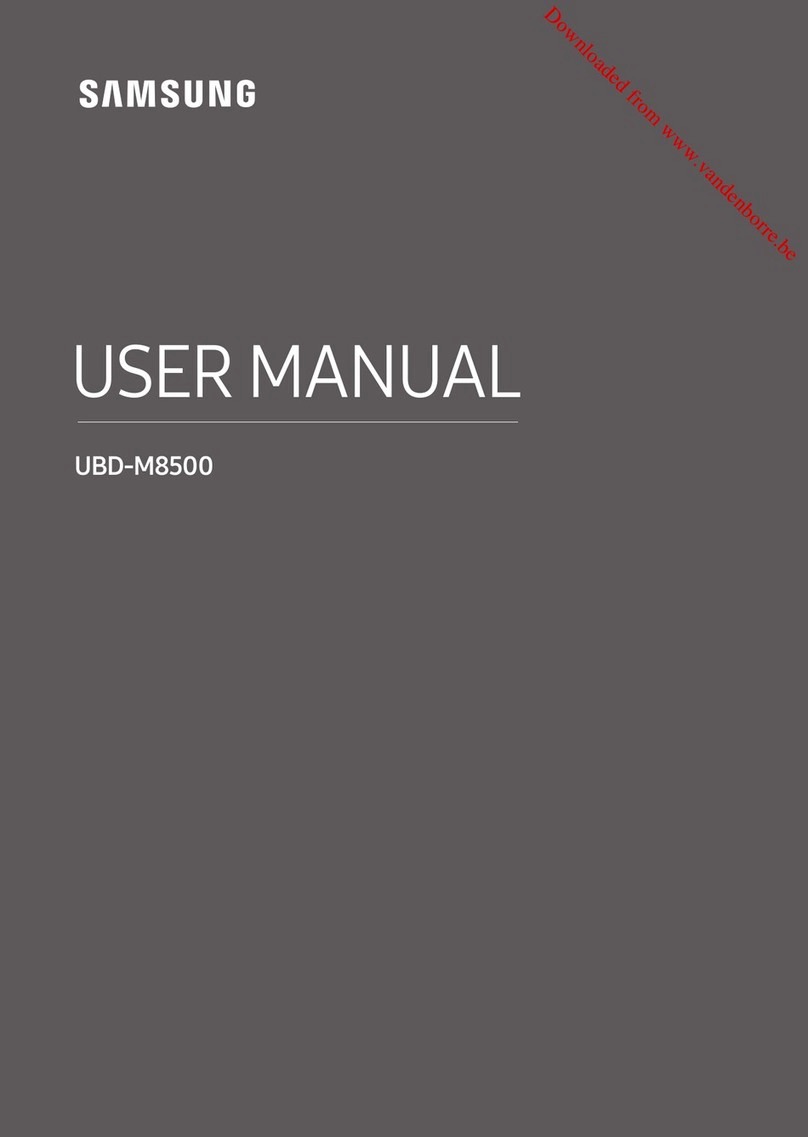 Samsung UBD-M8500 user manual