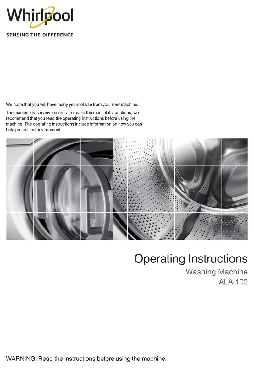 Whirlpool ALA 102 operating instructions