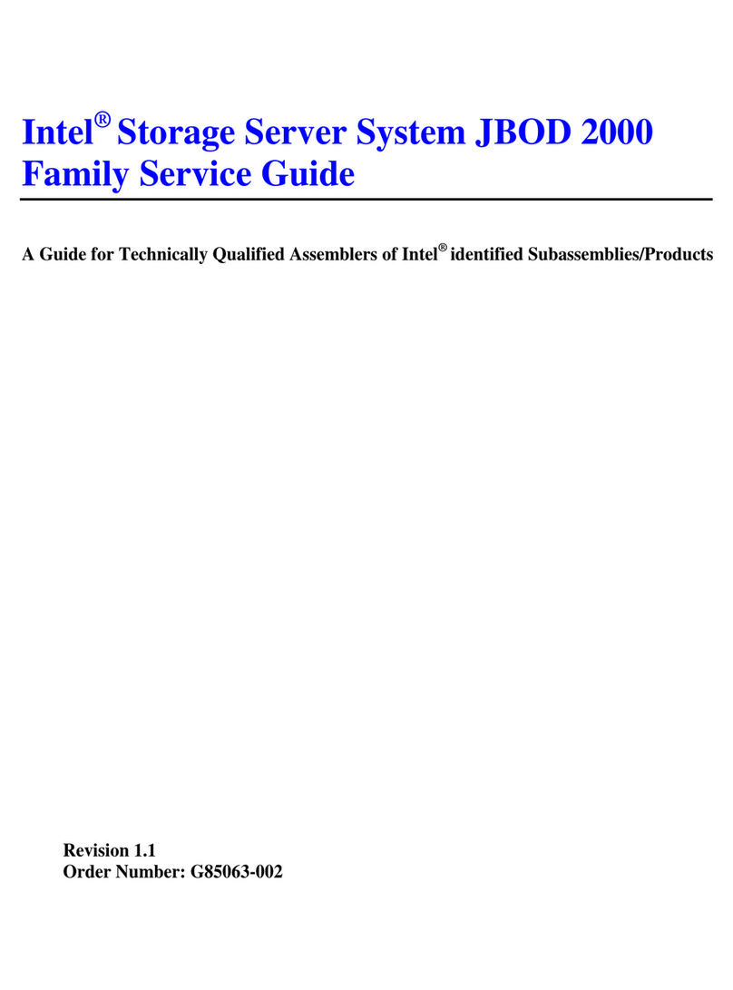 Intel JBOD 2000 Family Service guide