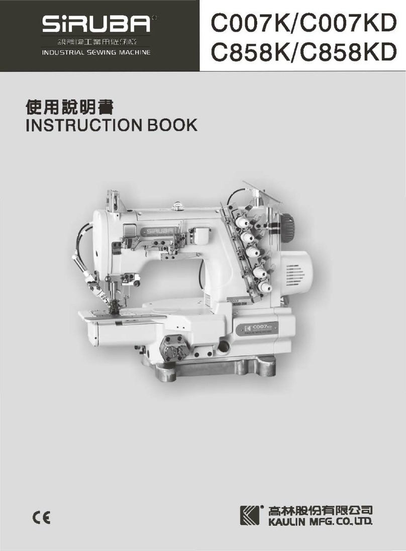 Siruba C007K User manual