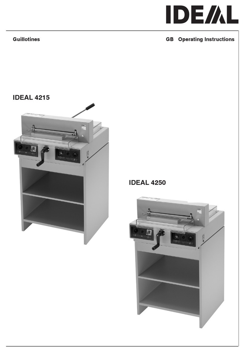 IDEAL 4215 operating instructions