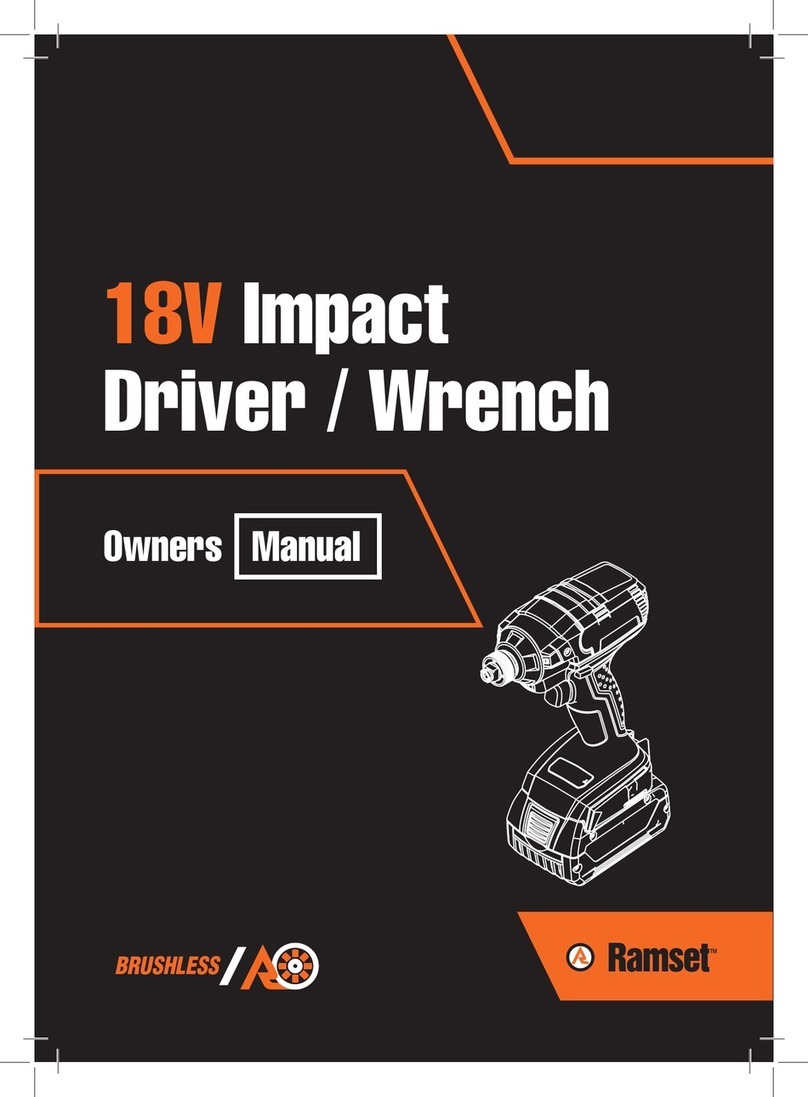 RAMSET CBIDW18 owner's manual