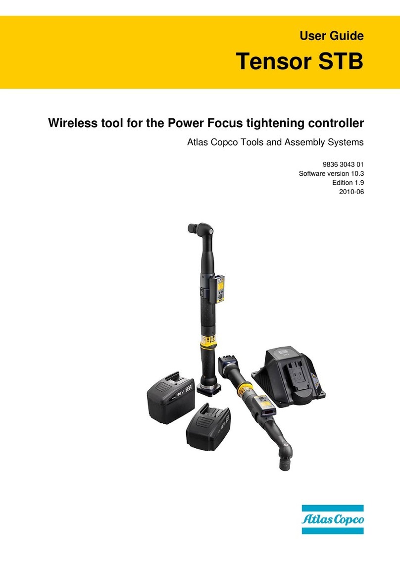 Atlas Copco Tensor STB User manual