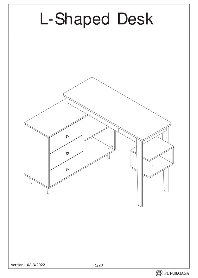 FUFU & GAGA L-Shaped Desk manual FUFU & GAGA L-Shaped Desk manual
