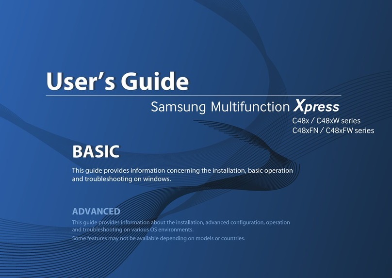 Samsung Xpress C48 W Series User manual Samsung Xpress C48 W Series User manual