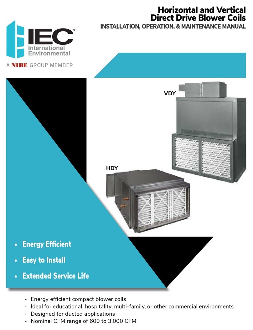 Nibe IEC VDY Installation, operation & maintenance manual