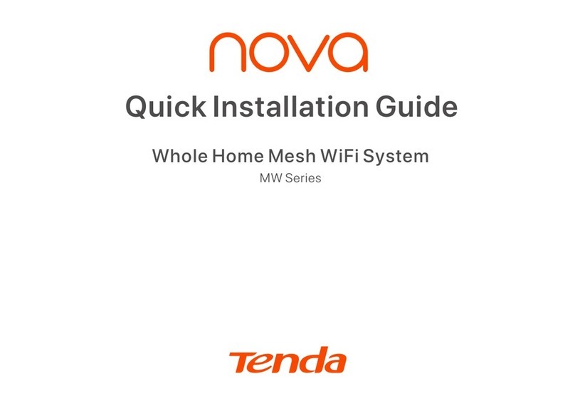 Tenda nova MW Series User manual