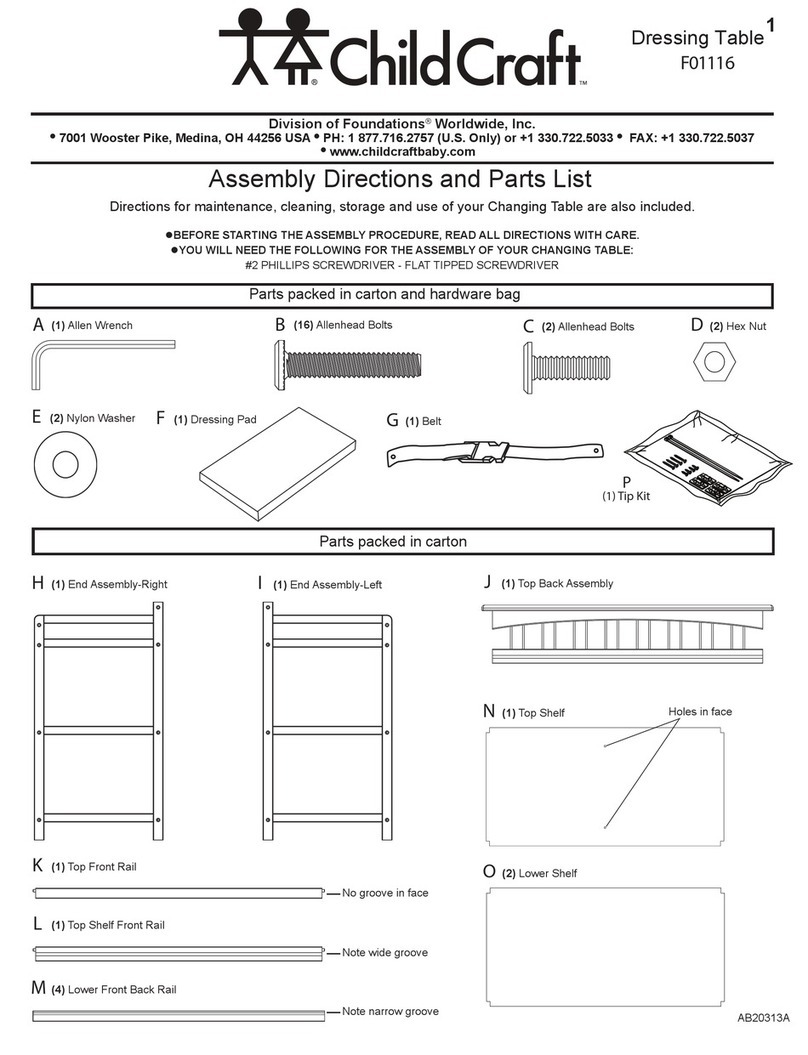 Child Craft F01116 User manual Child Craft F01116 User manual