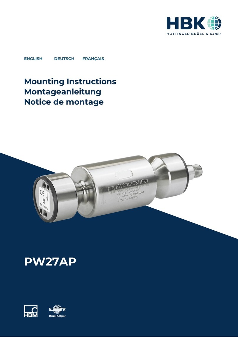 HBK PW27AP Mounting instructions