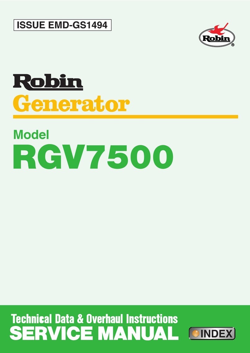 Robin RGV7500 User manual Robin RGV7500 User manual