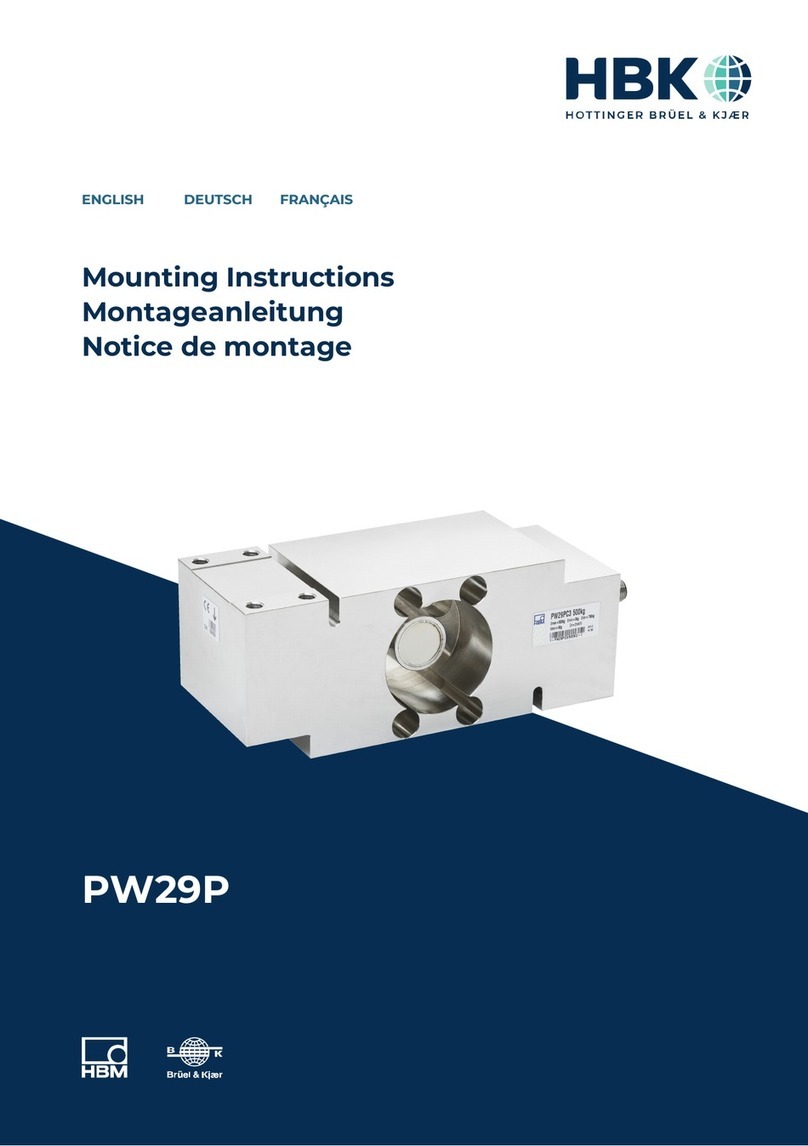 HBK PW29P Mounting instructions