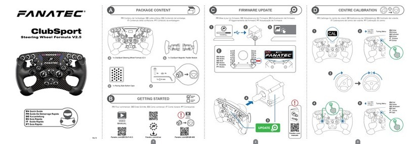 FANATEC Clubsport User manual