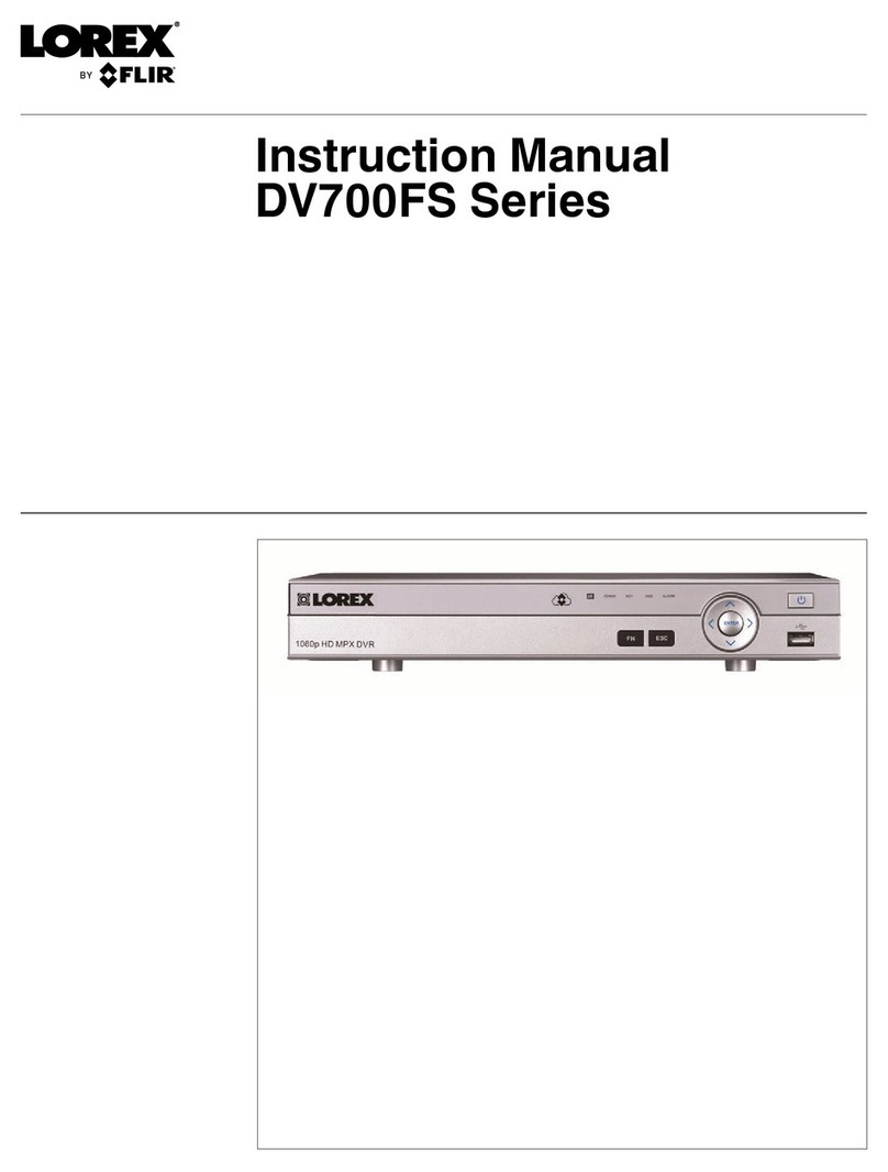 FLIR Lorex DV700FS Series User manual