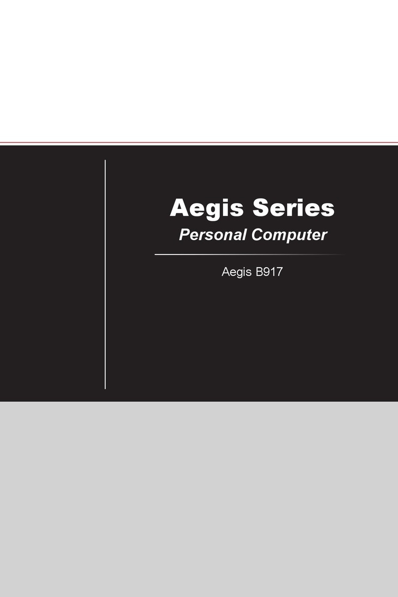 MSI Aegis B917 User manual
