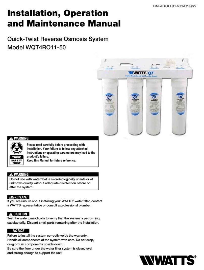 Watts WQT4RO11-50 User manual