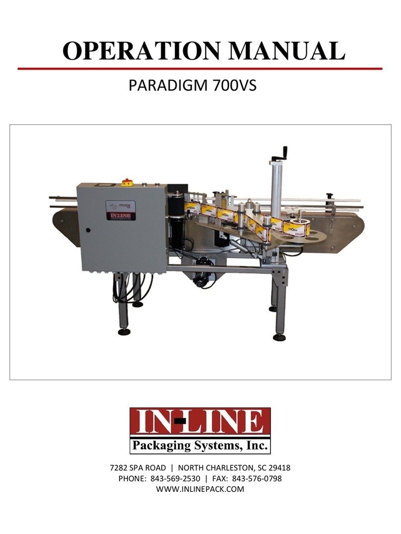 Inline PARADIGM 700VS Operation manual