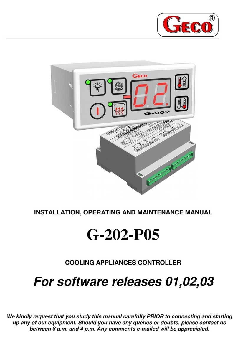 Geco G-202-P05 Installation, operating and maintenance manual