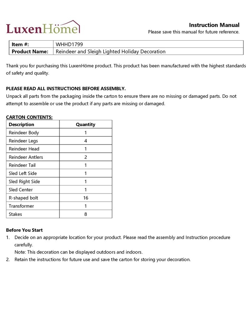 LuxenHome WHHD1799 User manual