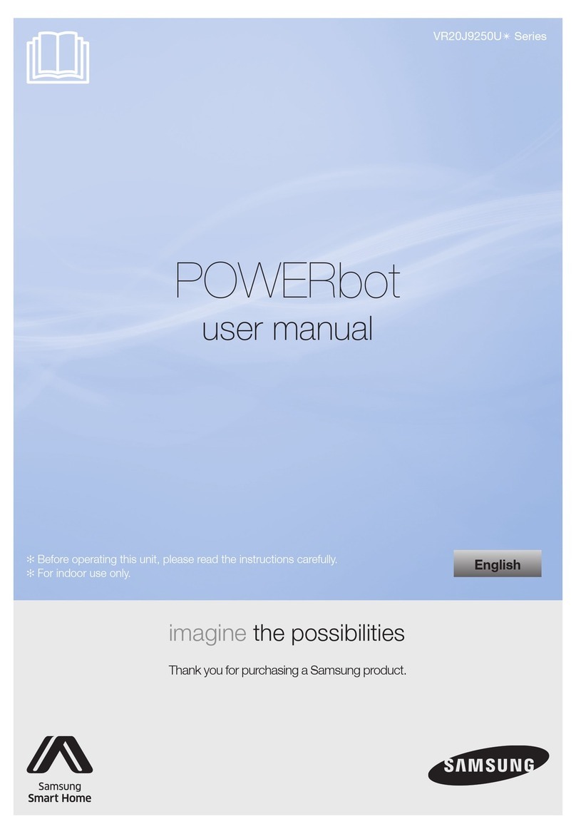 Samsung POWERbot VR20J9250U Series user manual