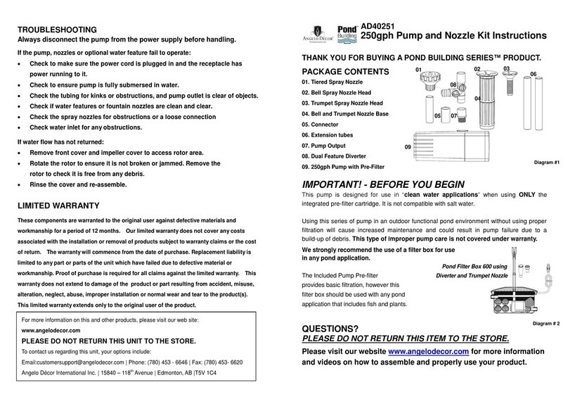 Angelo Decor Pond Building AD40251 instructions Angelo Decor Pond Building AD40251 instructions