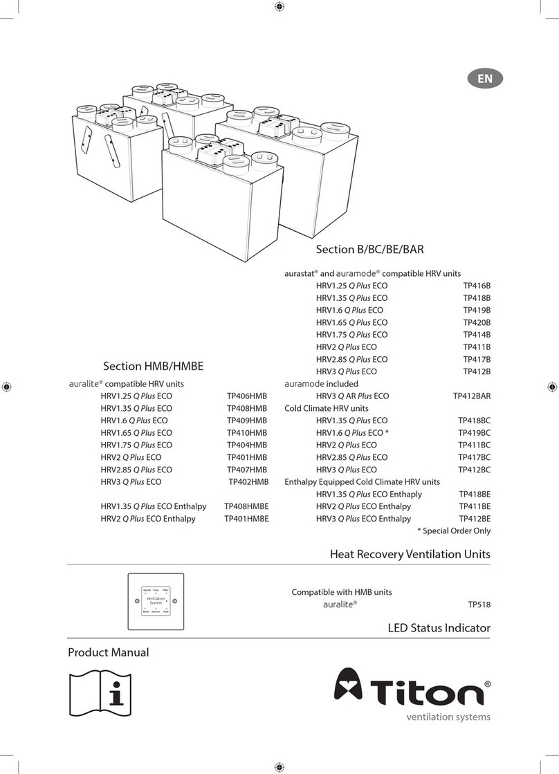 Titon TP408HMBE instruction manual
