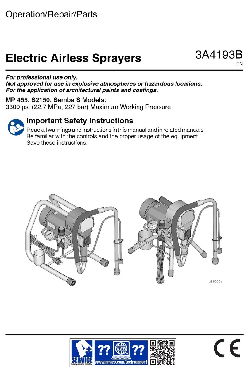 Graco MP455 Use and care manual