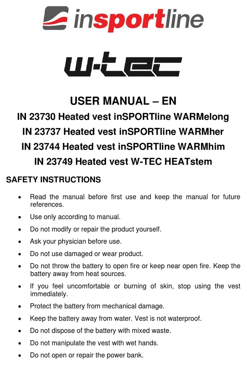 Insportline W-tec WARMelong User manual