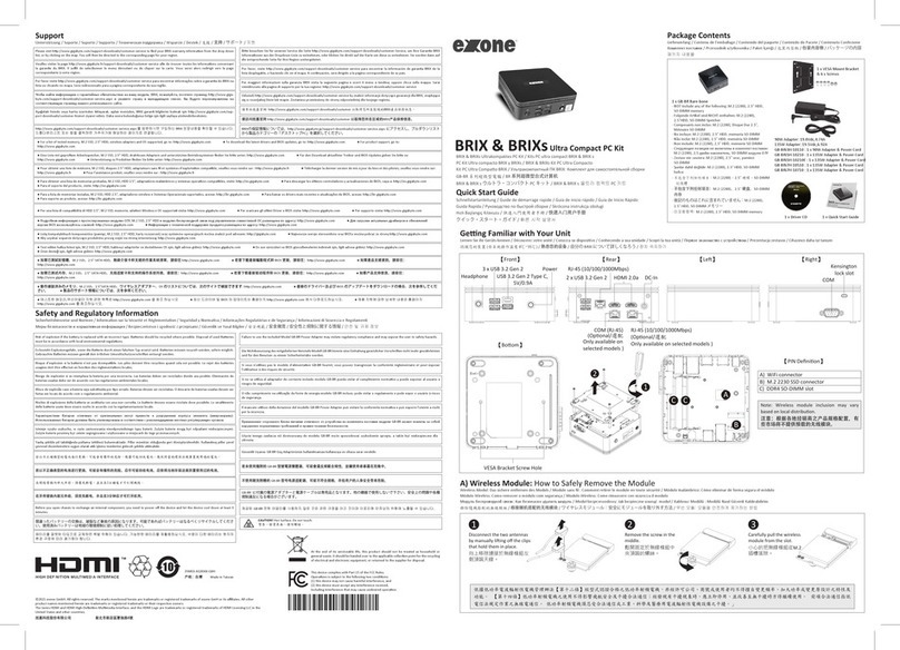 exone BRIX quick start guide