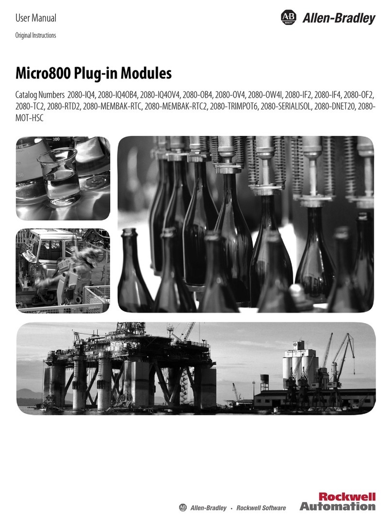Allen-Bradley Micro800 2080-MEMBAK-RTC2 User manual