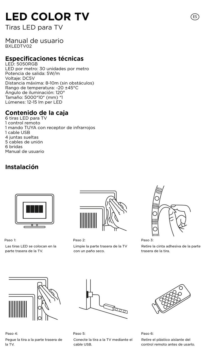 Atlantis BXLEDTV02 user manual Atlantis BXLEDTV02 user manual