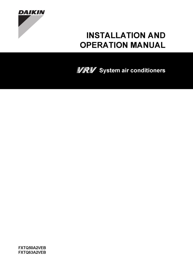 Daikin FXTQ50A2VEB User manual