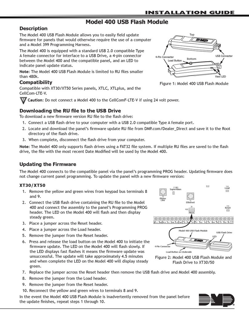 DMP Electronics 400 User manual DMP Electronics 400 User manual