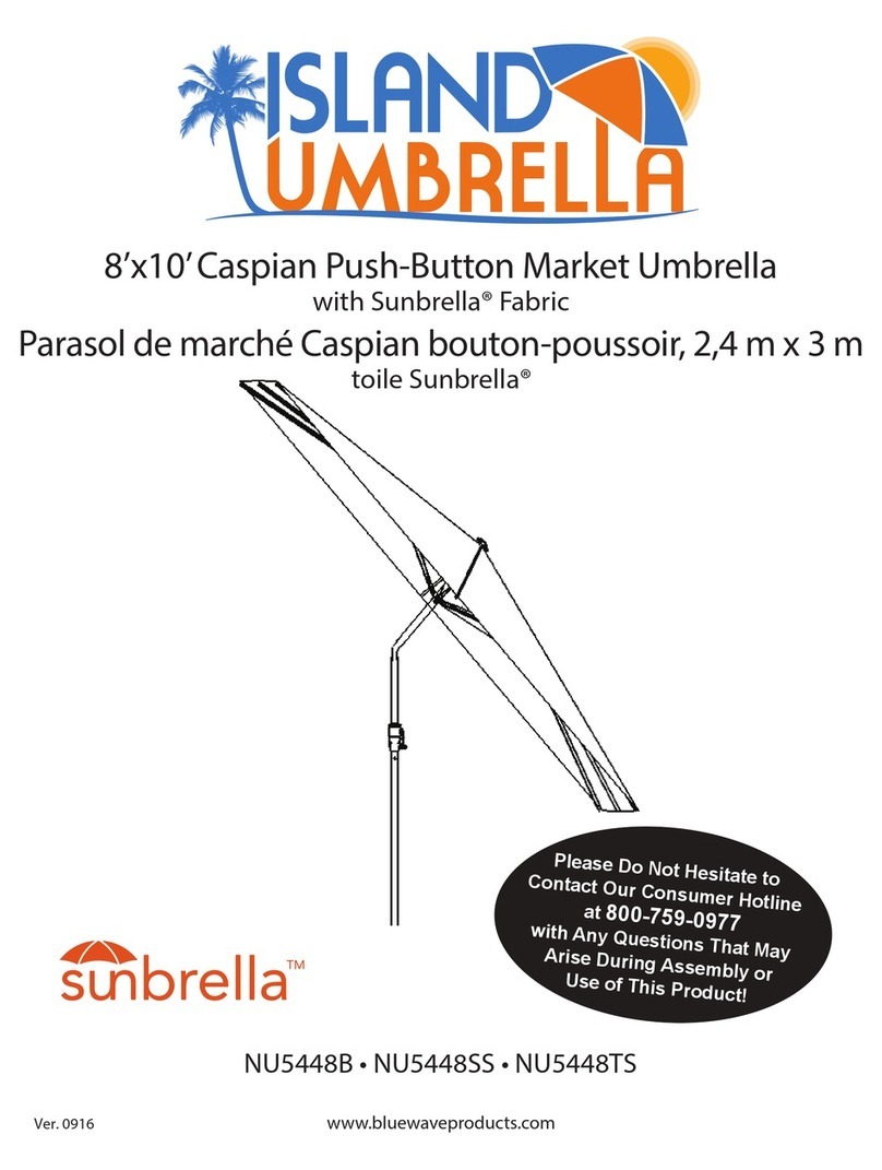 Island Umbrella NU5448SS manual