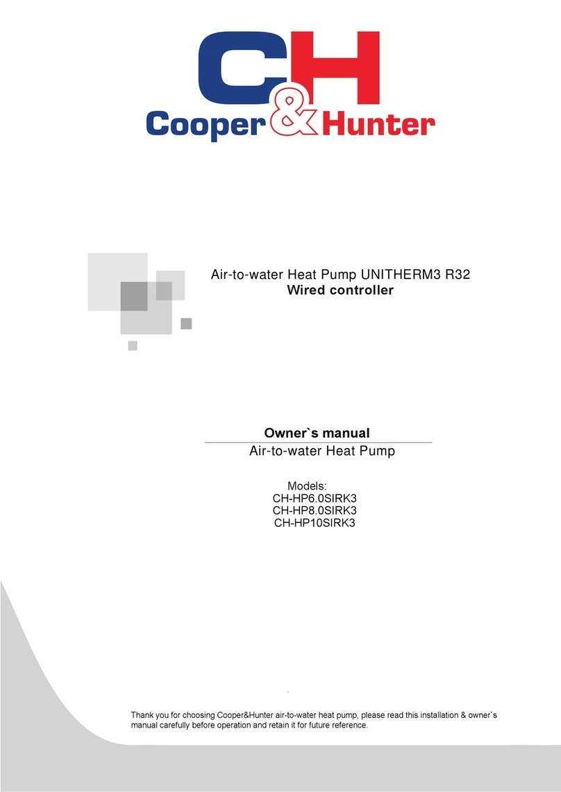 Cooper & Hunter UNITHERM3 R32 owner's manual