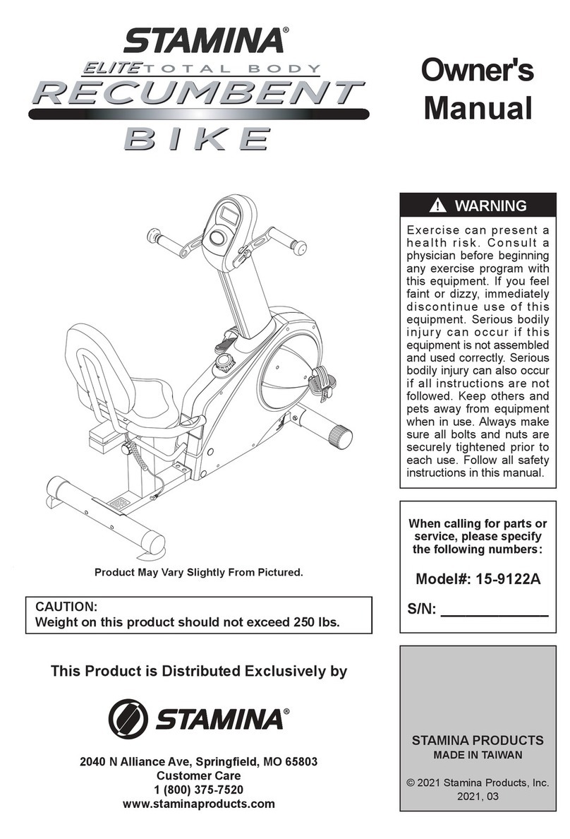 Stamina Elite Total Body 15-9122A User manual