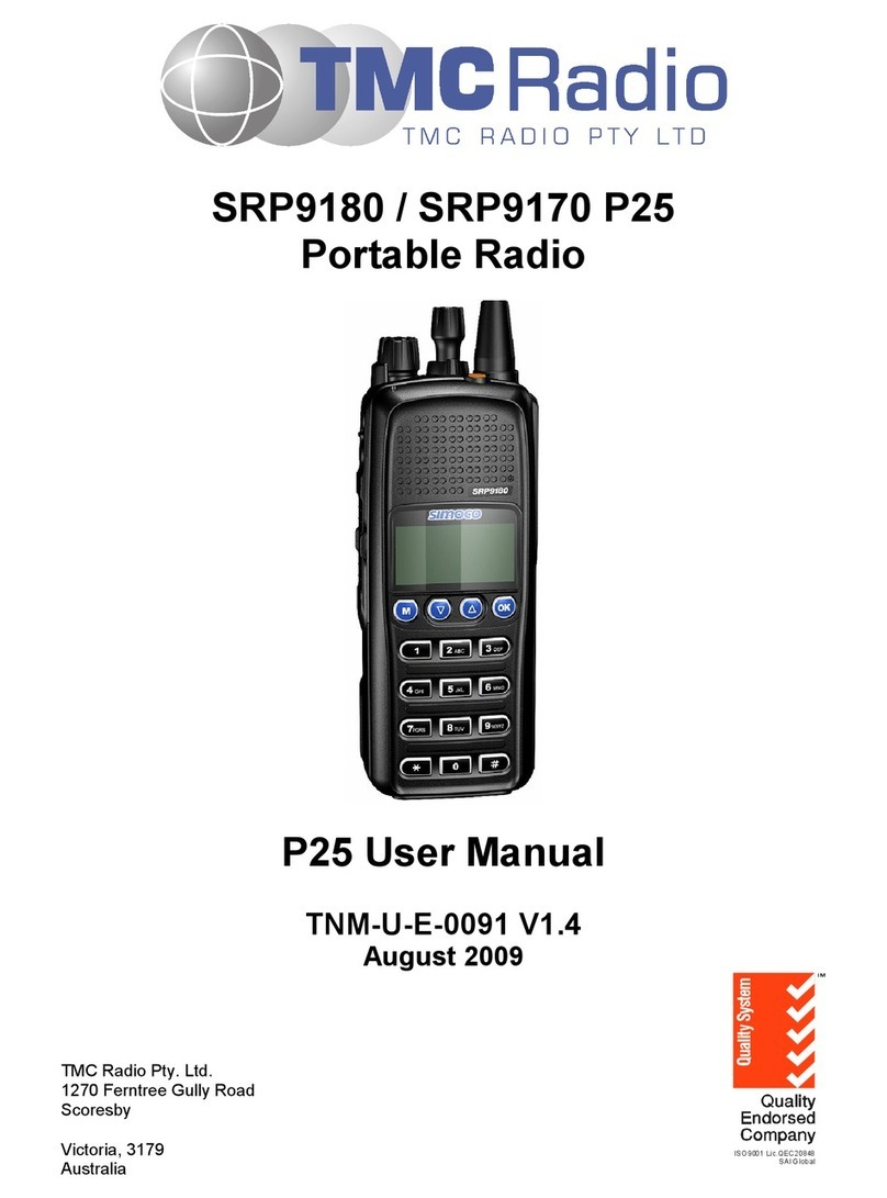 TMC Radio SRP9180 user manual