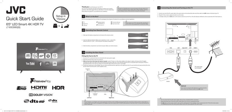 JVC LT-65C880 User manual