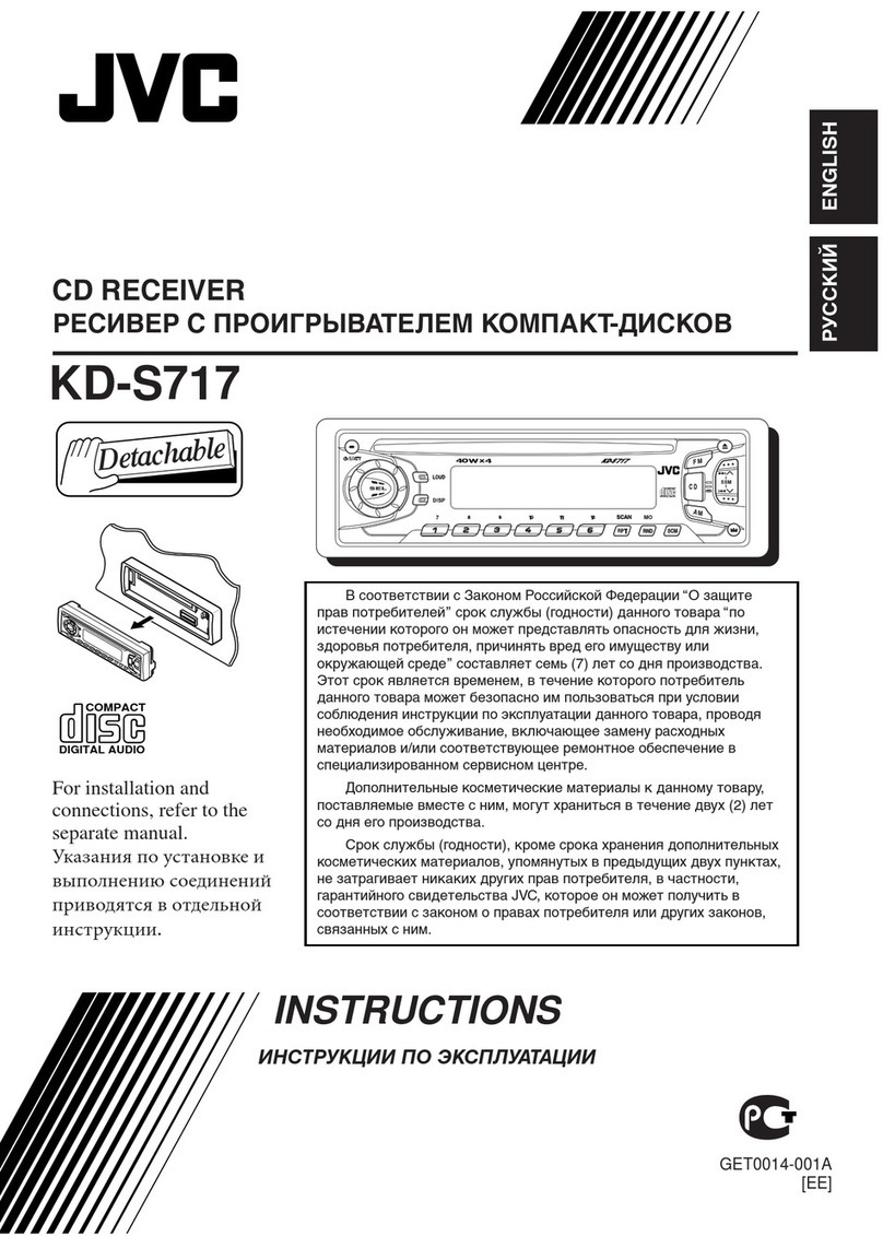 JVC KD-S717 User manual