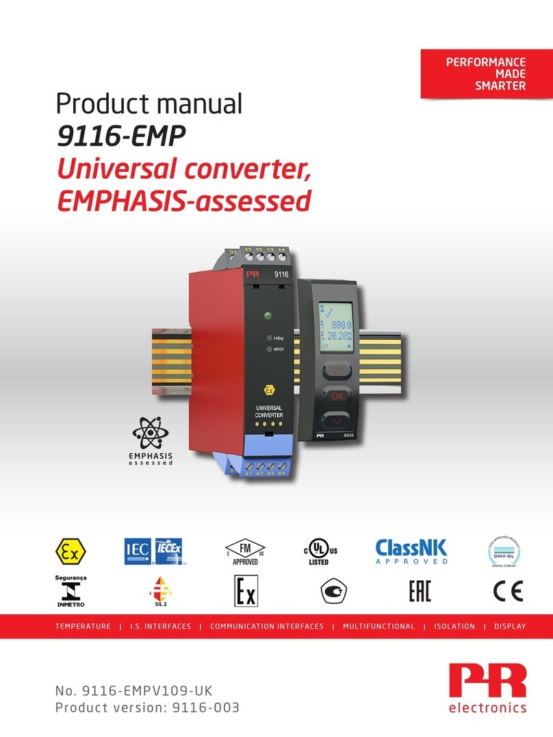 PR electronics 9116-EMP User manual