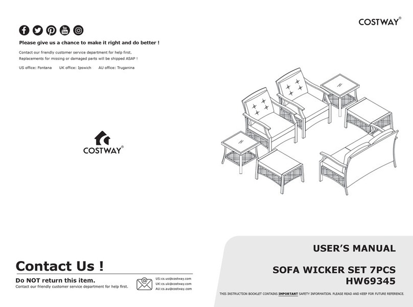 Costway HW69345 user manual