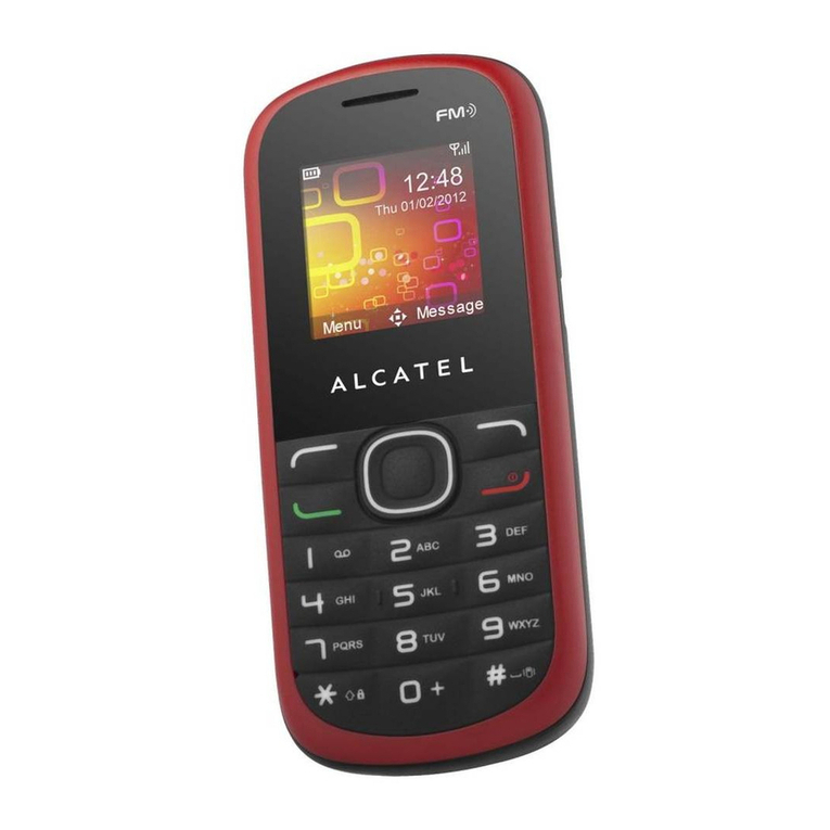Alcatel one touch 308A quick start guide