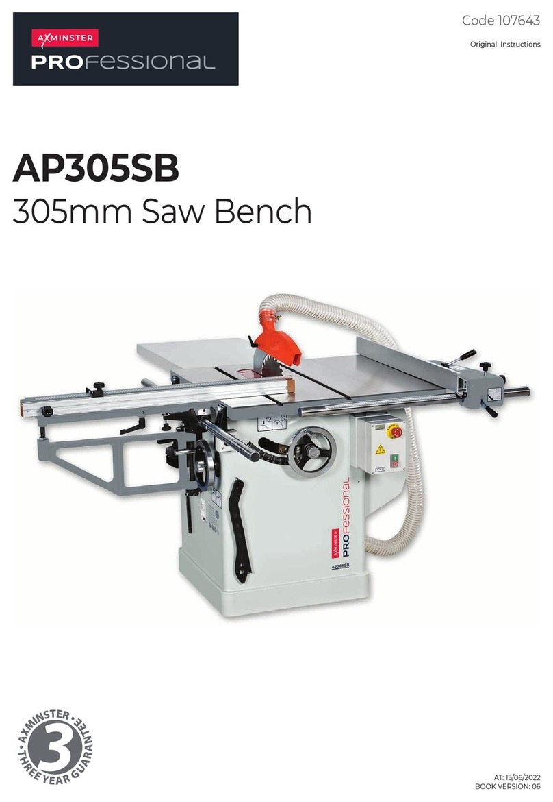 Axminster AP305SB User manual