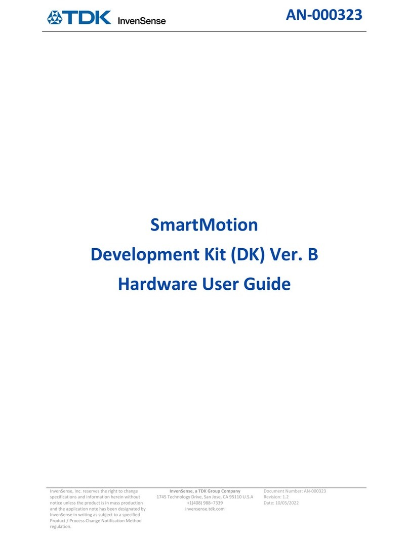 TDK SmartMotion DK-20680HT Hardware user's guide